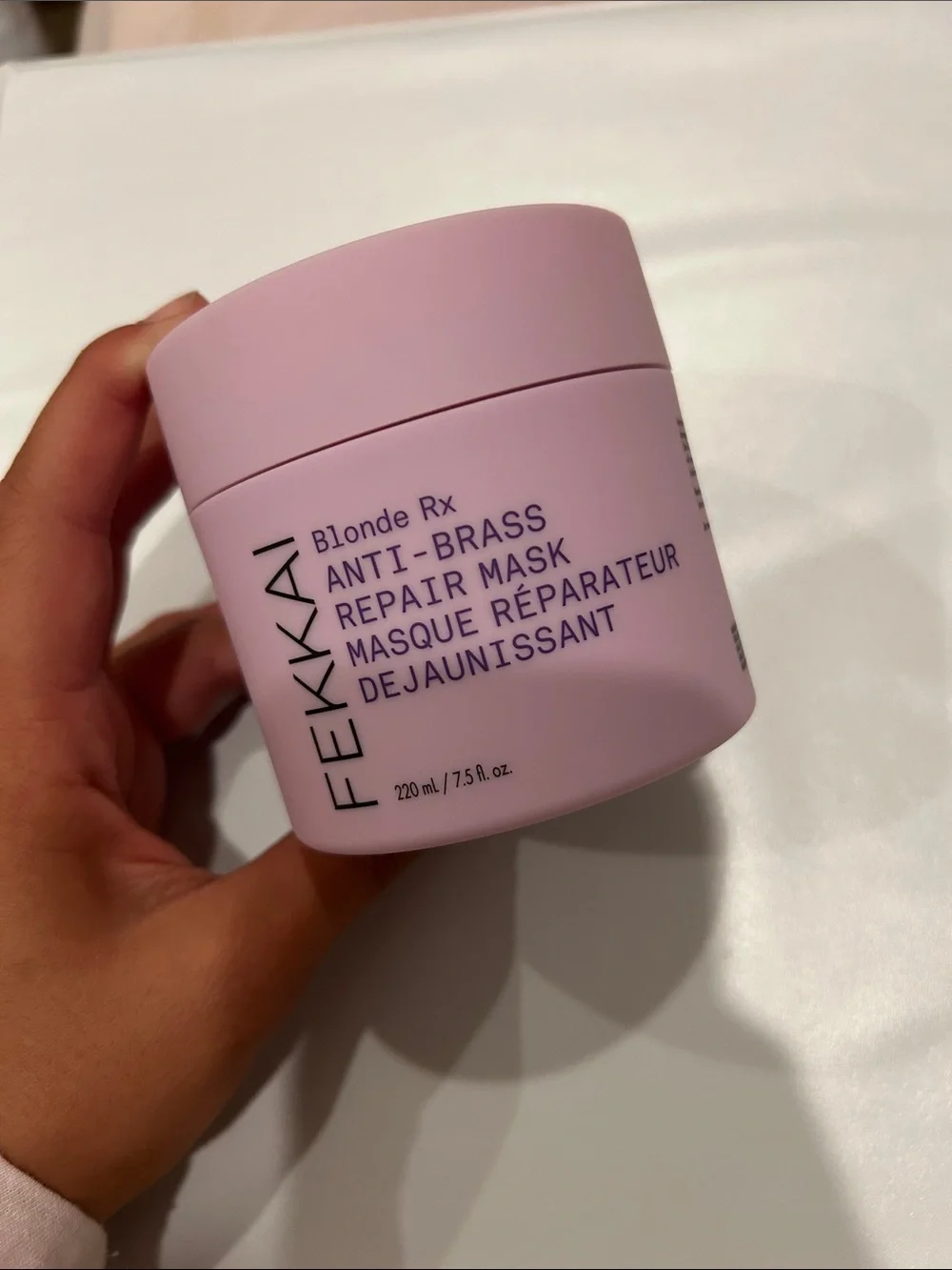 Fekkai Blonde Rx Anti-Brass Repair Mask — Pink